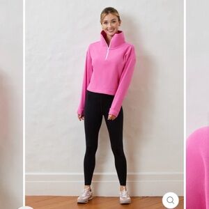 Dudley Stephens Dunning Pullover in Terry Fleece (Bubble Gum Pink)